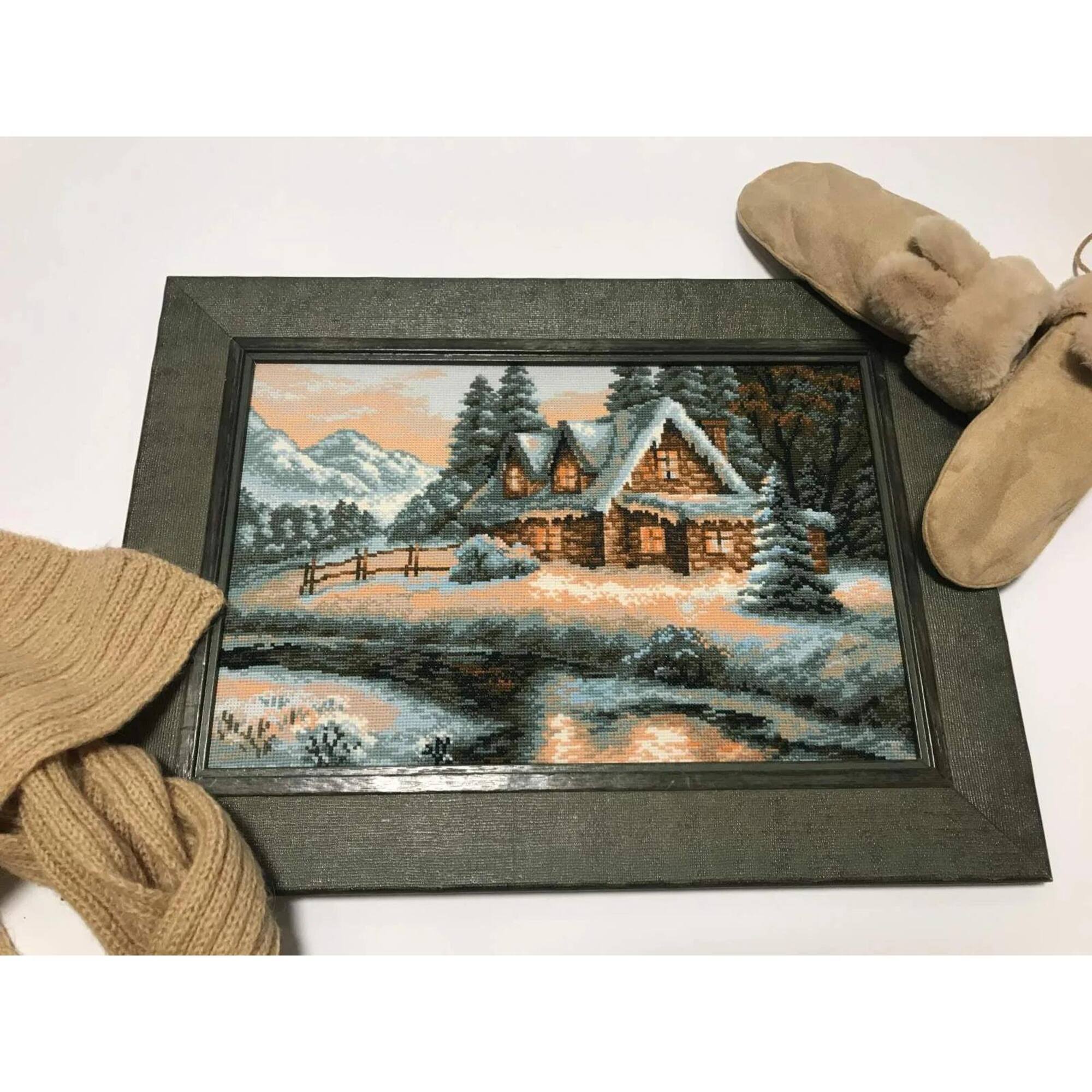RIOLIS Winter View Counted Cross Stitch Kit